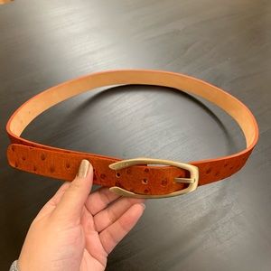 Furla Ostrich Belt